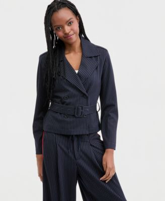 Women's Cropped Trench Jacket | Macy's