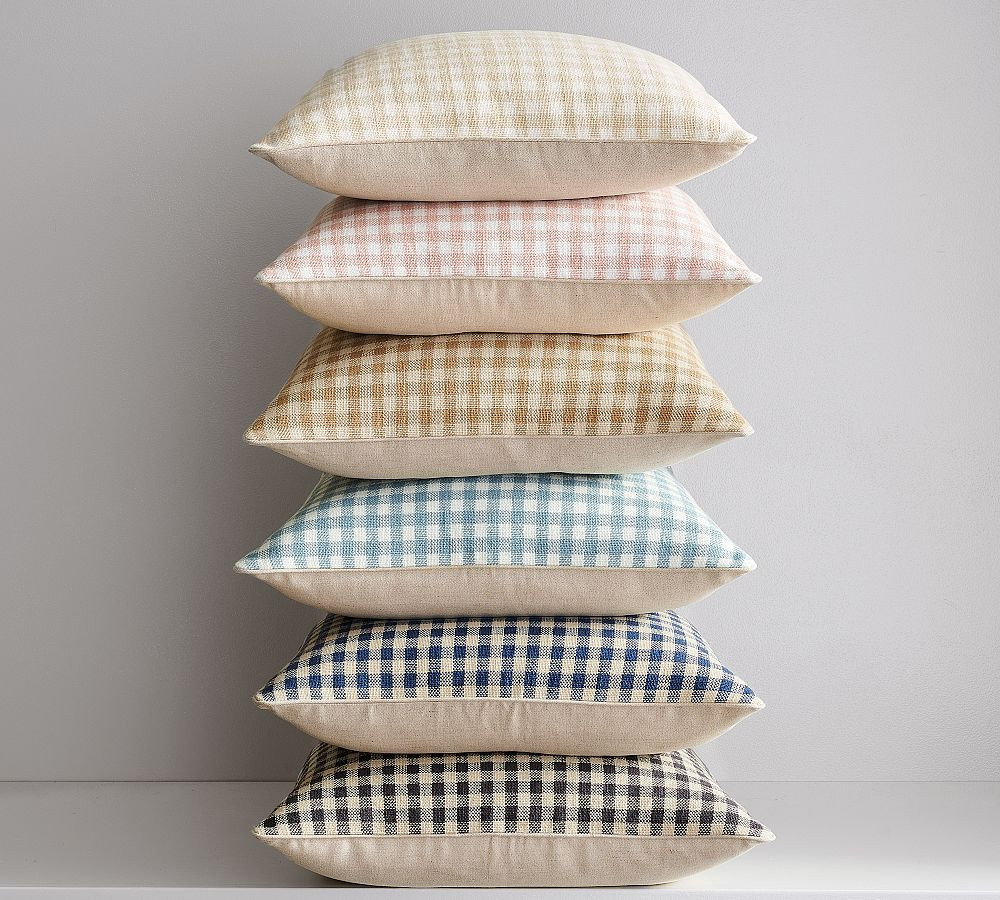 Blaine Check Pillow Cover | Pottery Barn (US)
