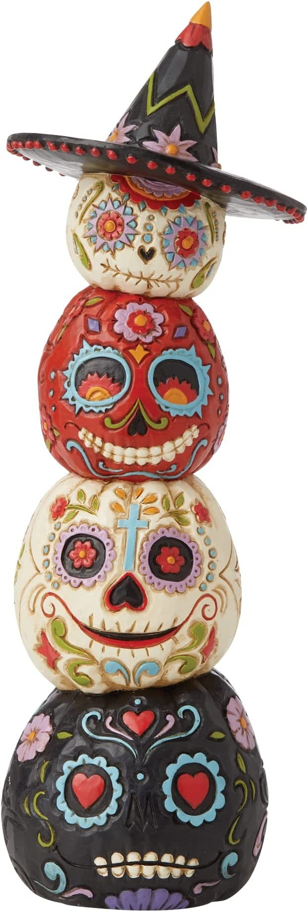 Enesco Jim Shore Heartwood Creek Stacked Day of Dead Pumpkins Figurine, 9.06 Inch, Multicolor | Amazon (US)