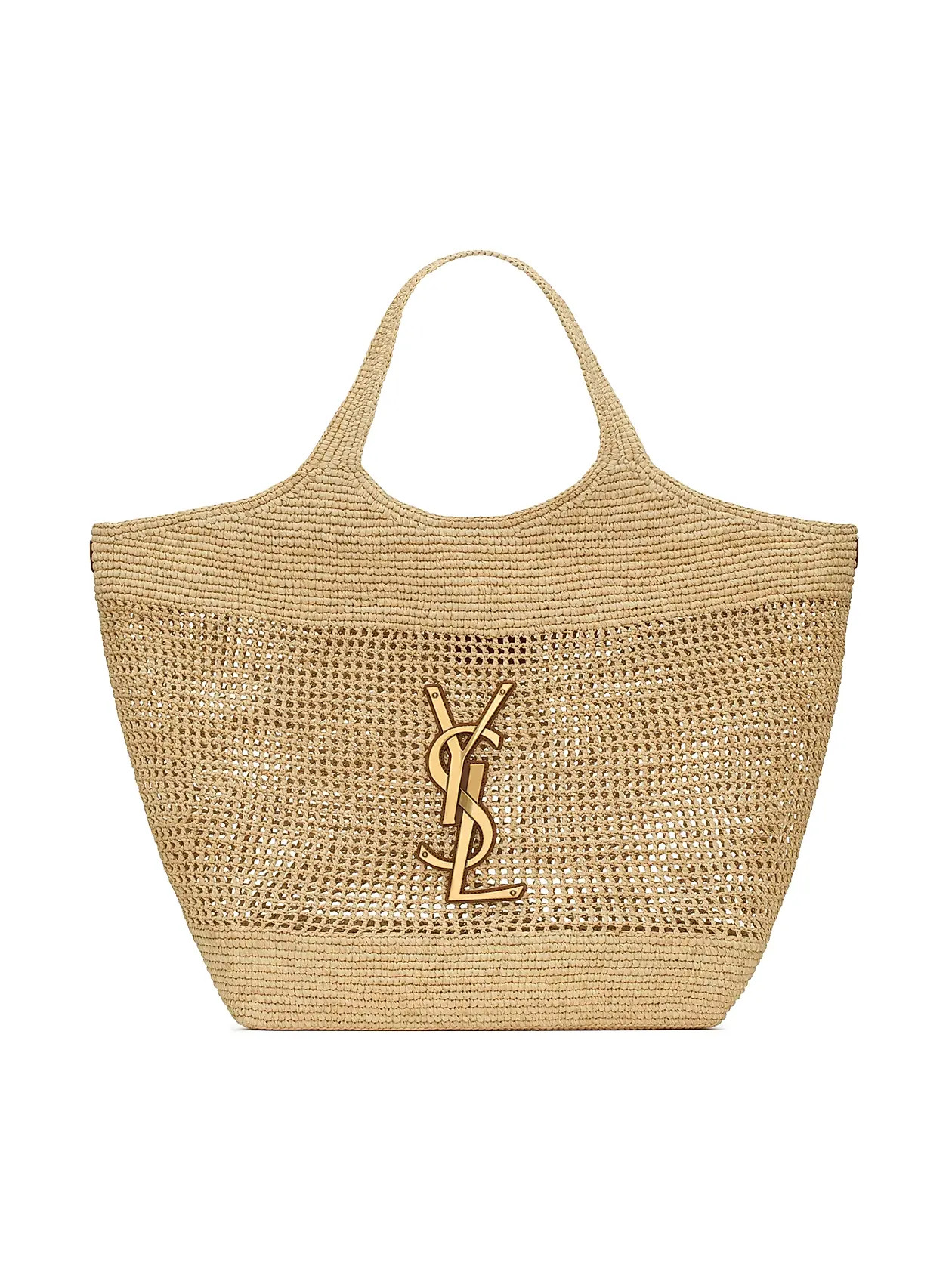 Icare Tote Bag in Raffia | Saks Fifth Avenue