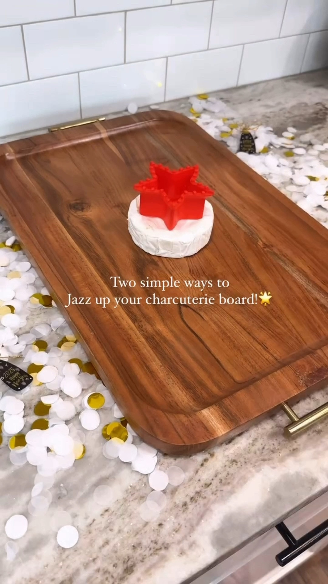 Hosting soon or planning a New Year’s get-together? 🎉 …..These charcuterie board hacks make an easy appetizer feel extra fun and festive.

✨ Quick tips:
• Use cookie cutters to shape your cheese for the season
• Turn sliced salami into a rose using a champagne glass
• Add a mix of fruits, meats, cheeses, crackers, and something sweet

Simple, crowd-pleasing, and always a hit.

Save this for your next gathering 🤍

#CharcuterieBoard #EasyAppetizers #HostingIdeas #PartyFood #EntertainingMadeEasy #HolidayHosting 

#LTKHoliday #LTKfoodie #LTKmomlife