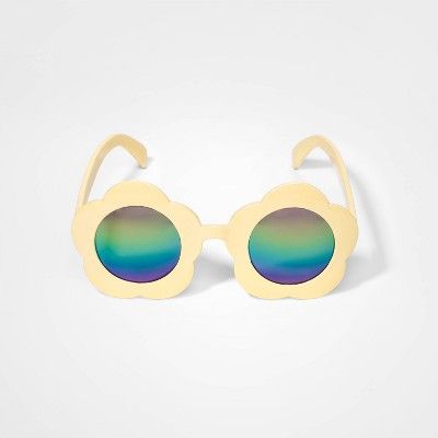 Kids' Flower Sunglasses - Cat & Jack™ Yellow | Target