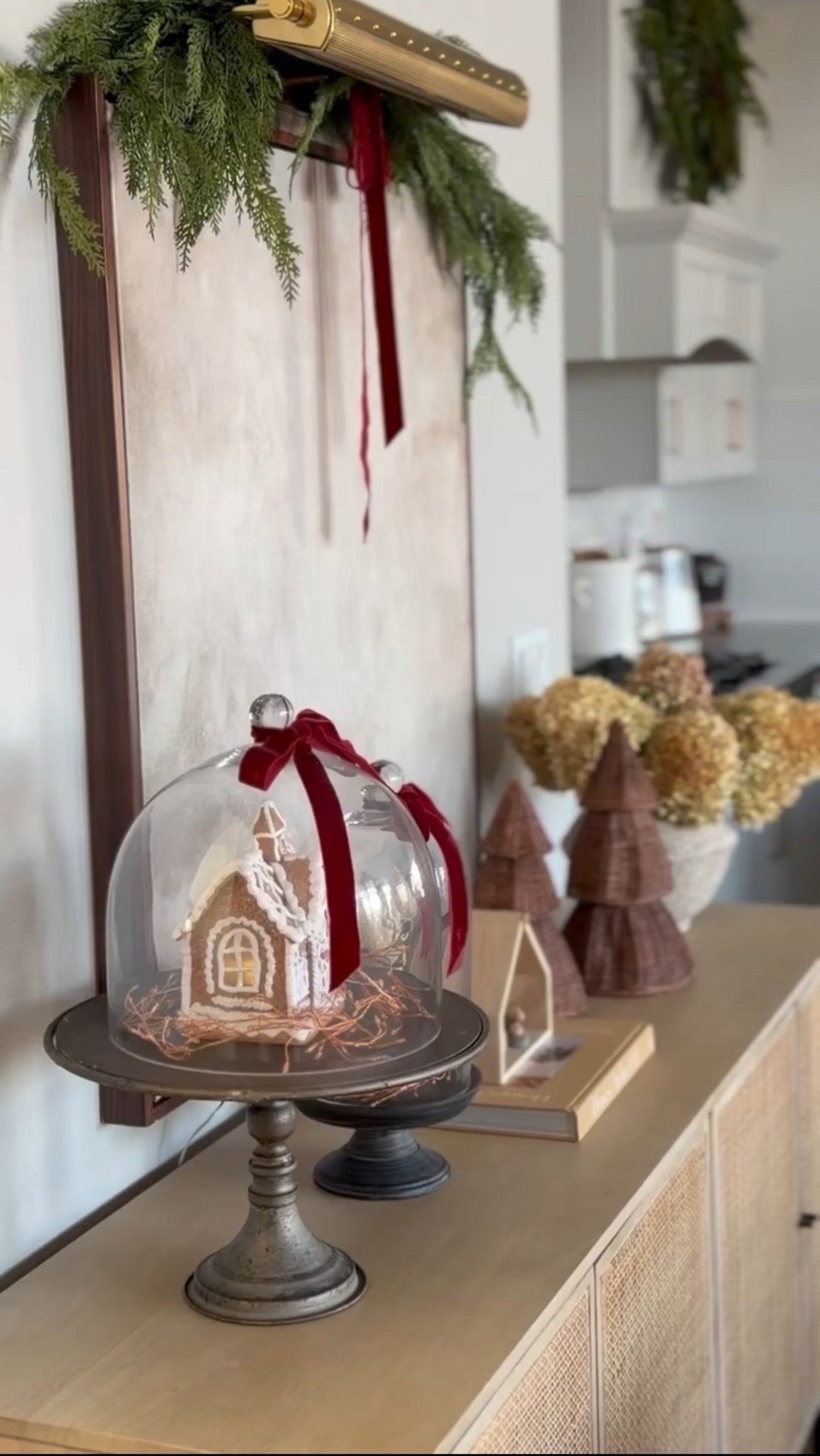 One of my favorite moments in our home! I love how my sideboard turned out for the holidays. Cozy, festive, and layered! 

#LTKHoliday #LTKHome