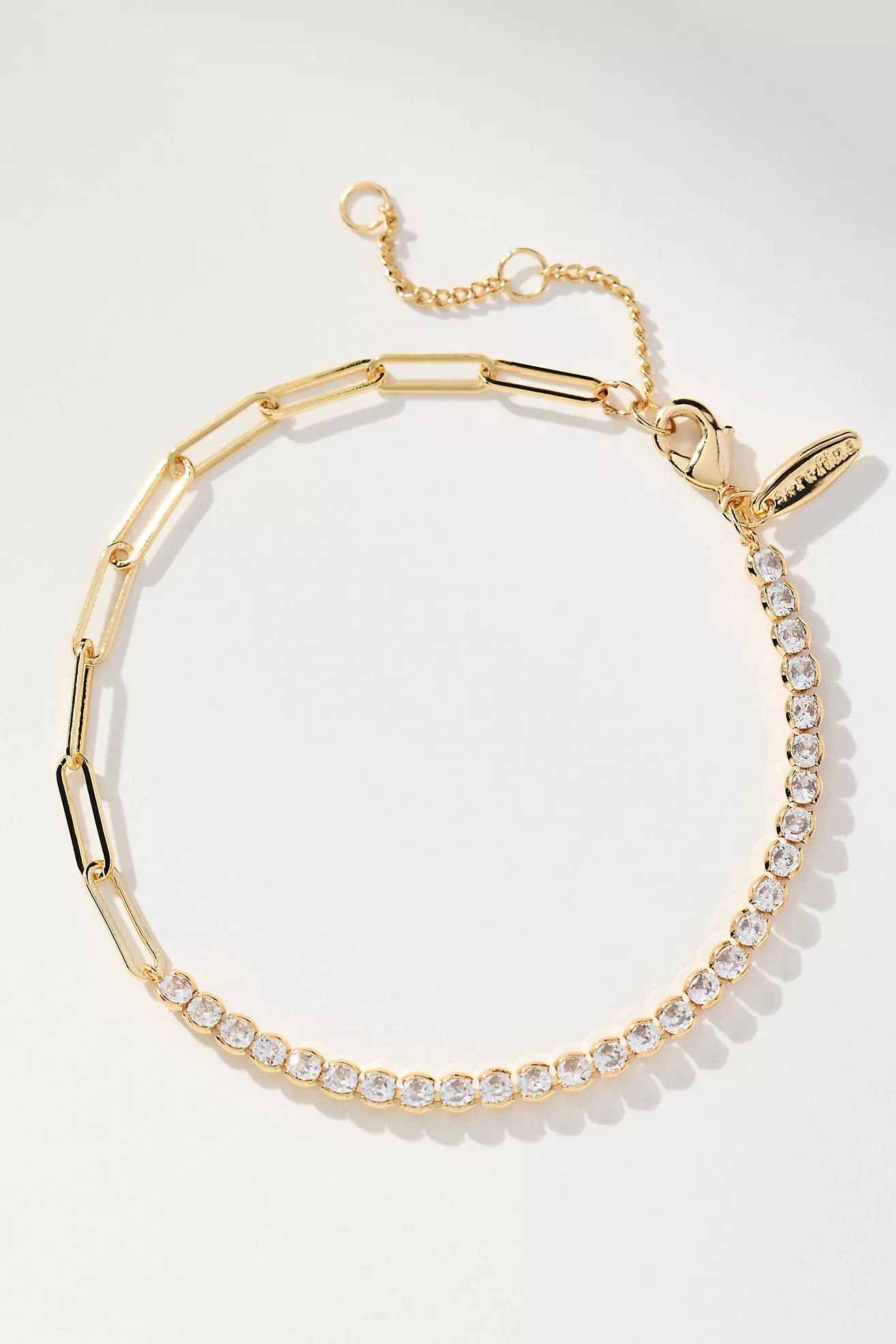 Dainty Colorful Crystal Bracelet | Anthropologie (US)