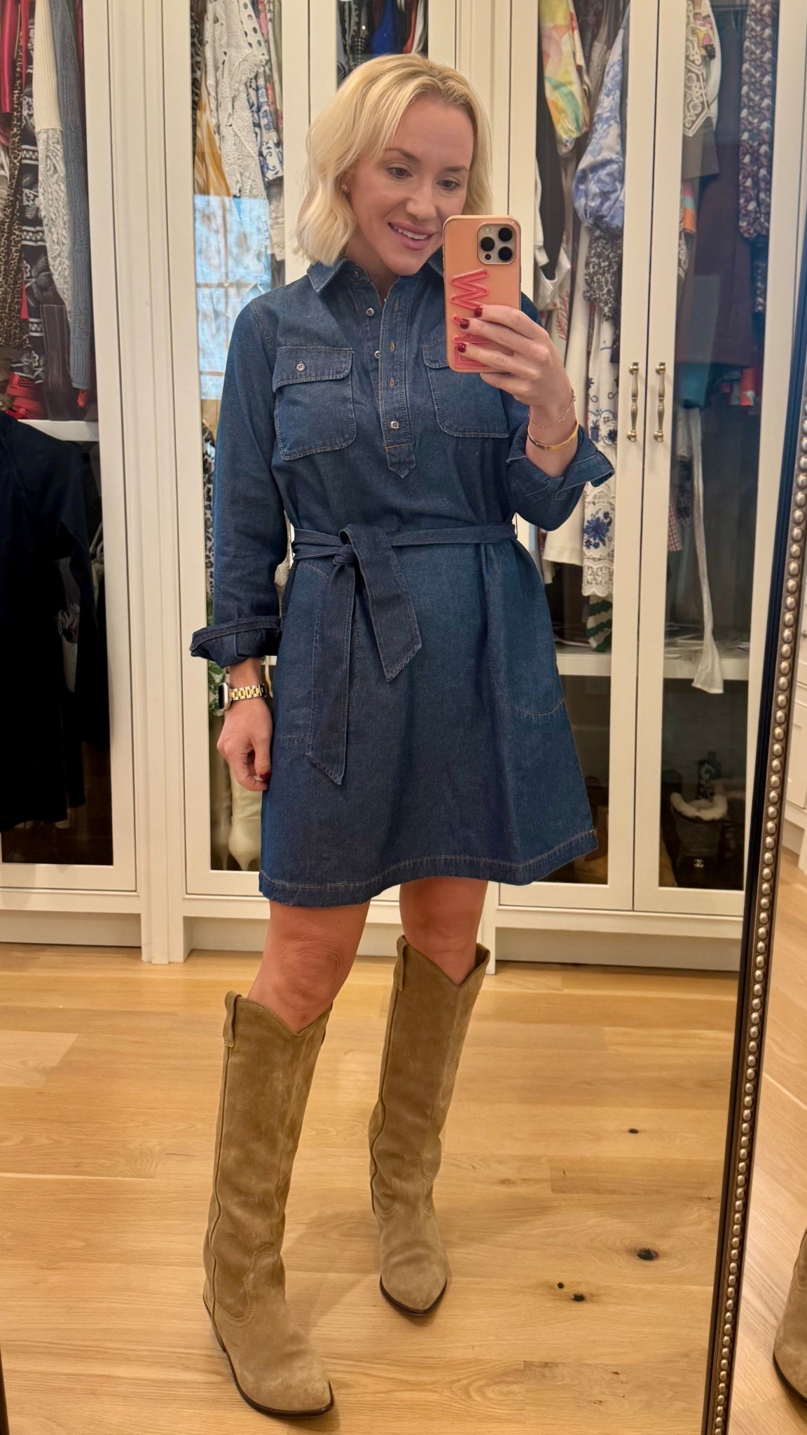 Denim dresses. Western boots. Isabel Marant boots. Tuckernuck dress. Size XS.
Fall looks. Fall trends. Petite style 

#LTKShoeCrush #LTKPetite #LTKSeasonal