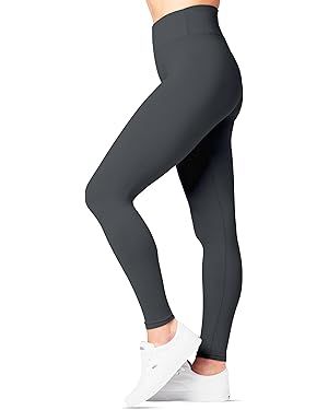 SATINA High Waisted Leggings for Women - Capri, Full Length, Fleece & with Pockets Women's Leggin... | Amazon (US)