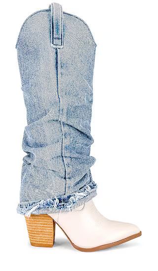 Lassy Boot in Denim | Revolve Clothing (Global)