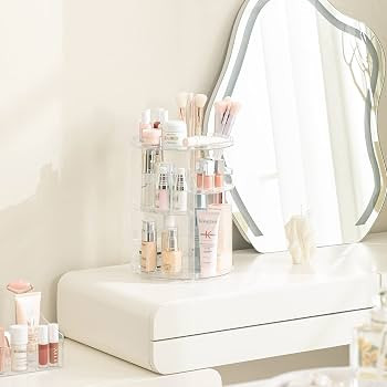HBlife 360 Rotating Makeup Organizer Adjustable Carousel Large Capacity Revolving Perfume Organiz... | Amazon (US)
