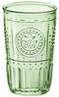 Amazon.com | Bormioli Rocco Romantic Cooler Glass, Set of 4, 4 Count (Pack of 1), Pastel Green: M... | Amazon (US)