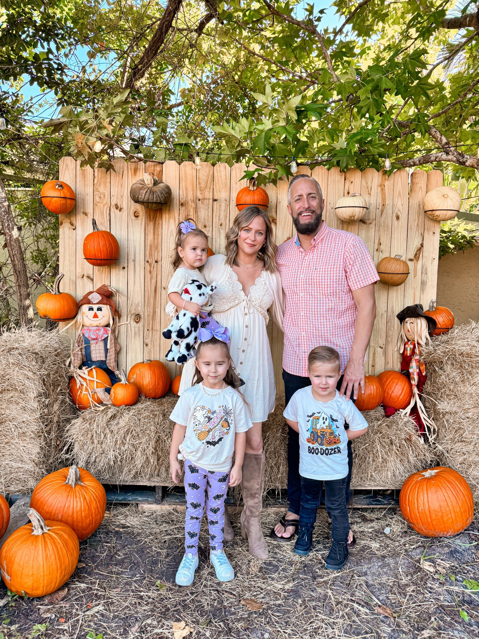 Pumpkin patch outfit deets! 
Wearing size small in my dress also bump approved! 

#LTKHalloween #LTKSeasonal #LTKFamily