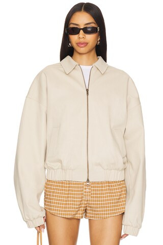 Rhode Jacket in Taupe Brown | Revolve Clothing (Global)