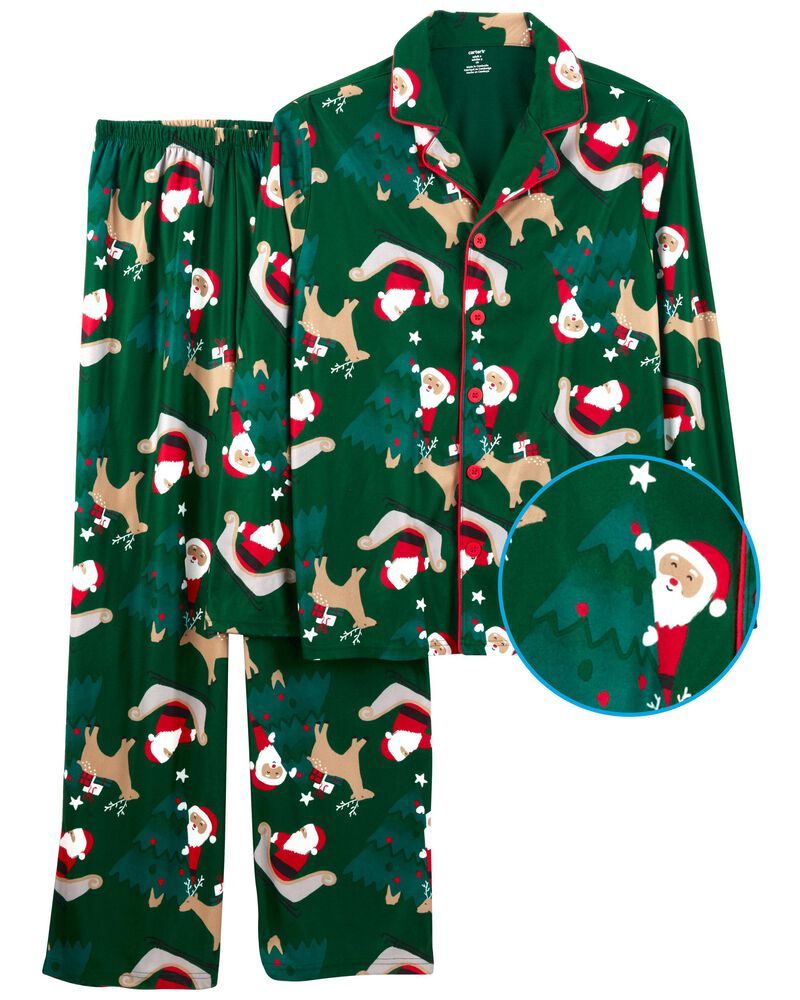2-Piece Adult Santa Coat-Style PJs | Carter's