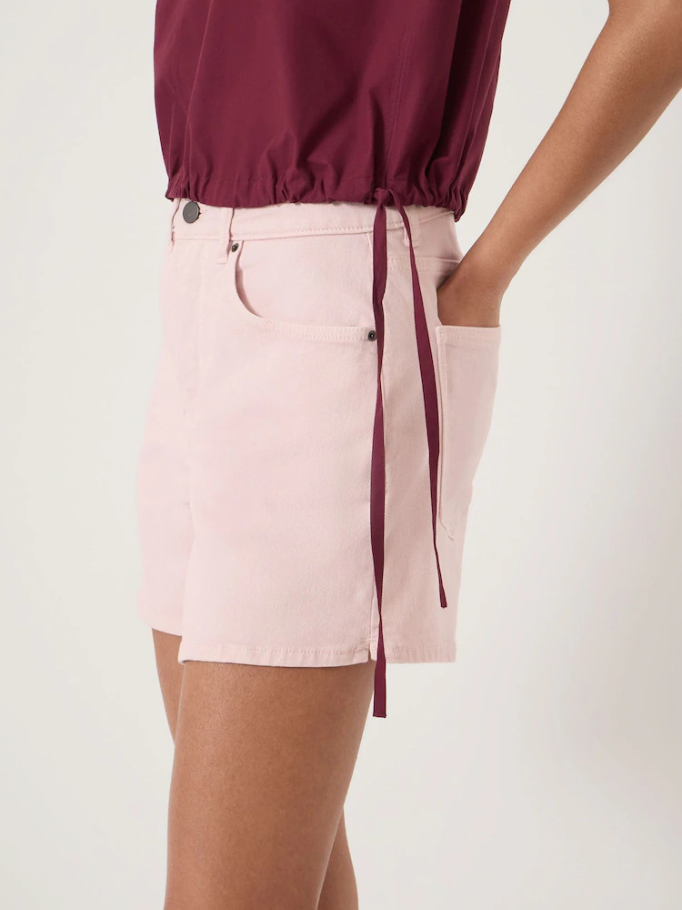 Buy Hush Red Ione V-Neck Cotton Shell Top from Next United Arab Emirates | Next UAE