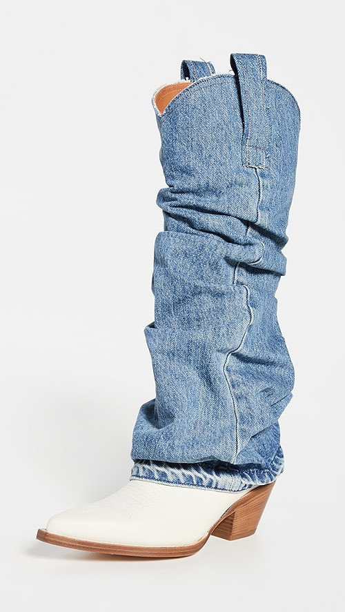 R13 Mid Cowboy Boots with Sleeves | SHOPBOP | Shopbop