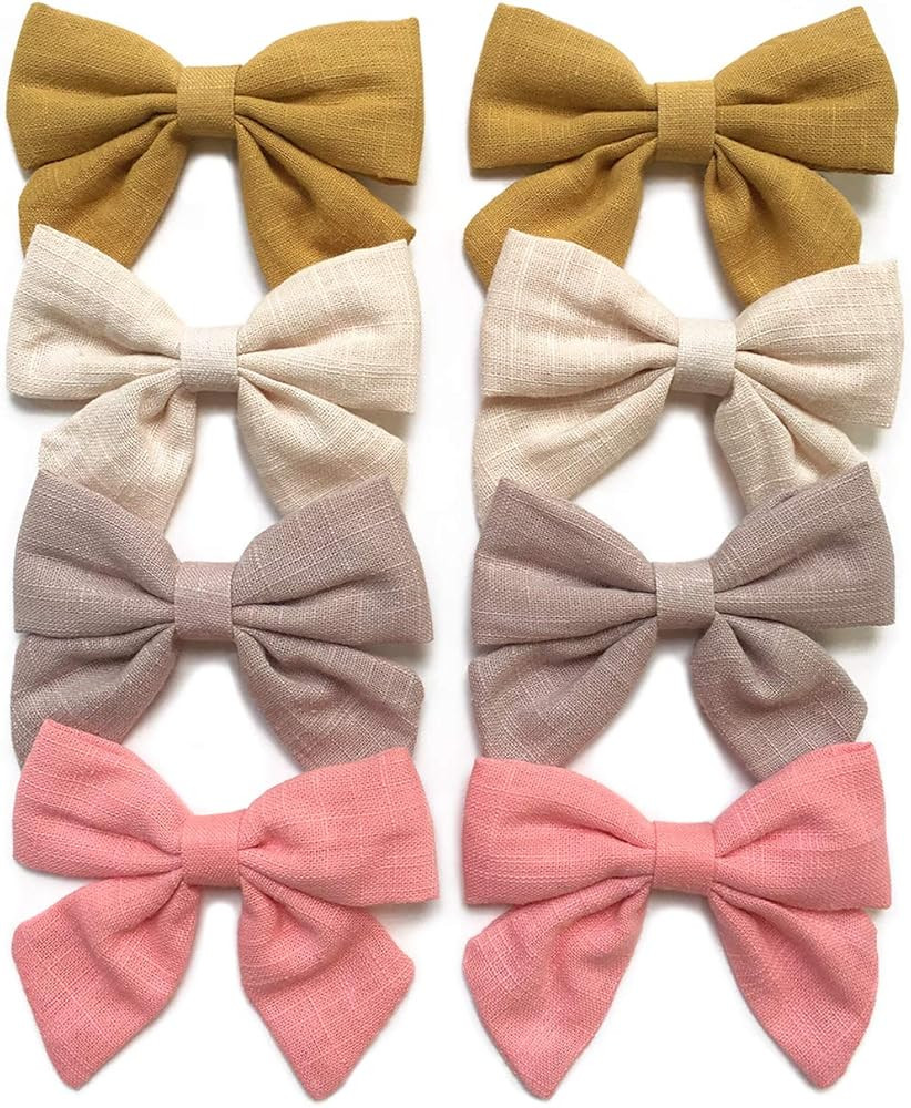 Baby Girls Hair Bow Clips Barrettes, Hair Alligator Clips for Toddlers, Little Girls, School Girl... | Amazon (US)