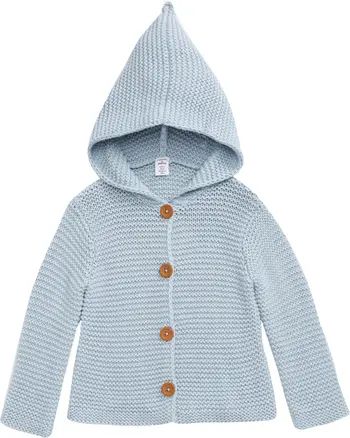 Baby Organic Cotton Hooded Cardigan | Nordstrom