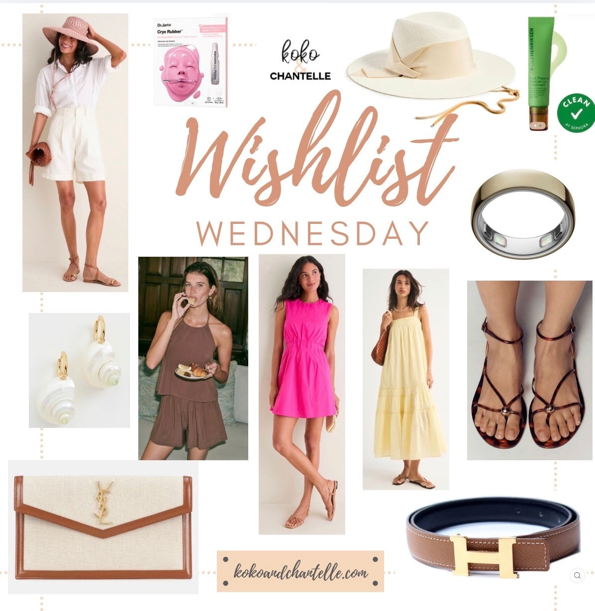 ✨ Wishlist Wednesday is here! ✨

This week’s picks are giving effortless summer chic: breezy dresses, sun-ready accessories, elevated basics, and a few beauty favorites we can’t stop talking about. ☀️🤍

From the perfect neutral hat and statement shell earrings to the dress you’ll reach for all season long, these finds are proof that looking polished doesn’t have to be complicated.

Which item is making its way to your cart first? 👇🛍️

#WishlistWednesday #SummerStyle #StyledByKC #FashionFinds #SummerWardrobe #StyleInspiration #NeutralStyle #VacationStyle #OOTDInspiration #ShopTheLook #FashionFavorites #SummerEssentials #PersonalStylist #StyleTips #WeekendStyle

#LTKxAbercrombie #LTKSaleAlert #LTKOver40