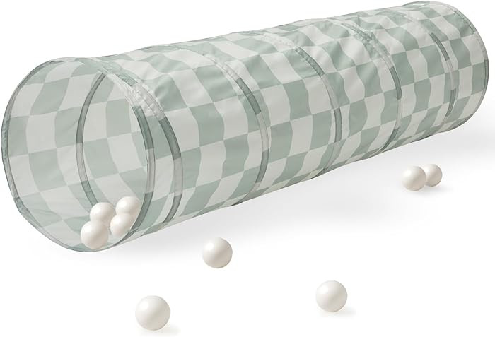 3 Sprouts Kids Play Tunnel - Pop Up Collapsible Tunnels with Recycled Fabric - Fun Crawling Tunne... | Amazon (US)