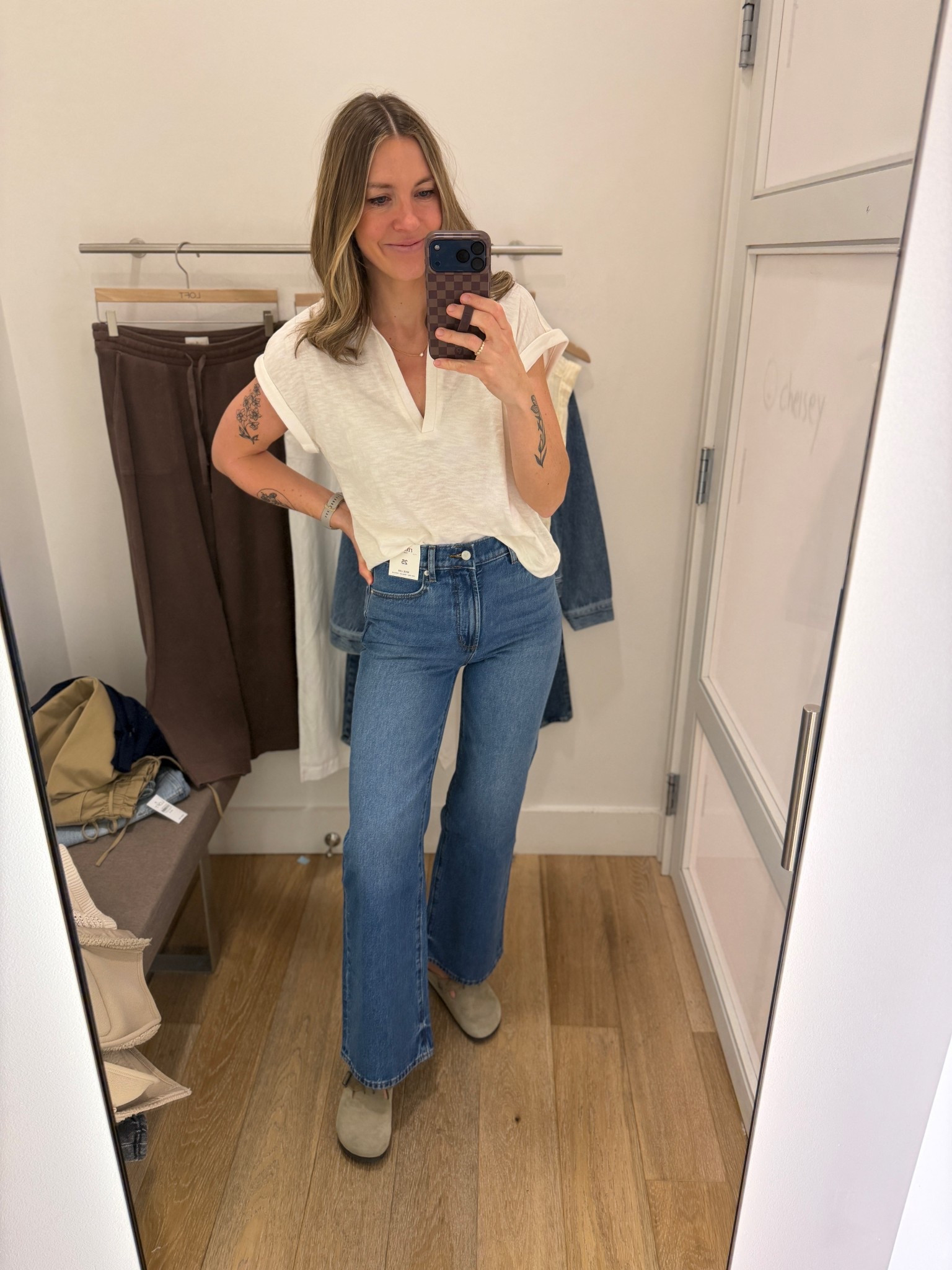 Love jeans are always my fav! These are full length but cropped on me (wearing a 25 and M in the shirt)  

#LTKSaleAlert #LTKTall #LTKootd