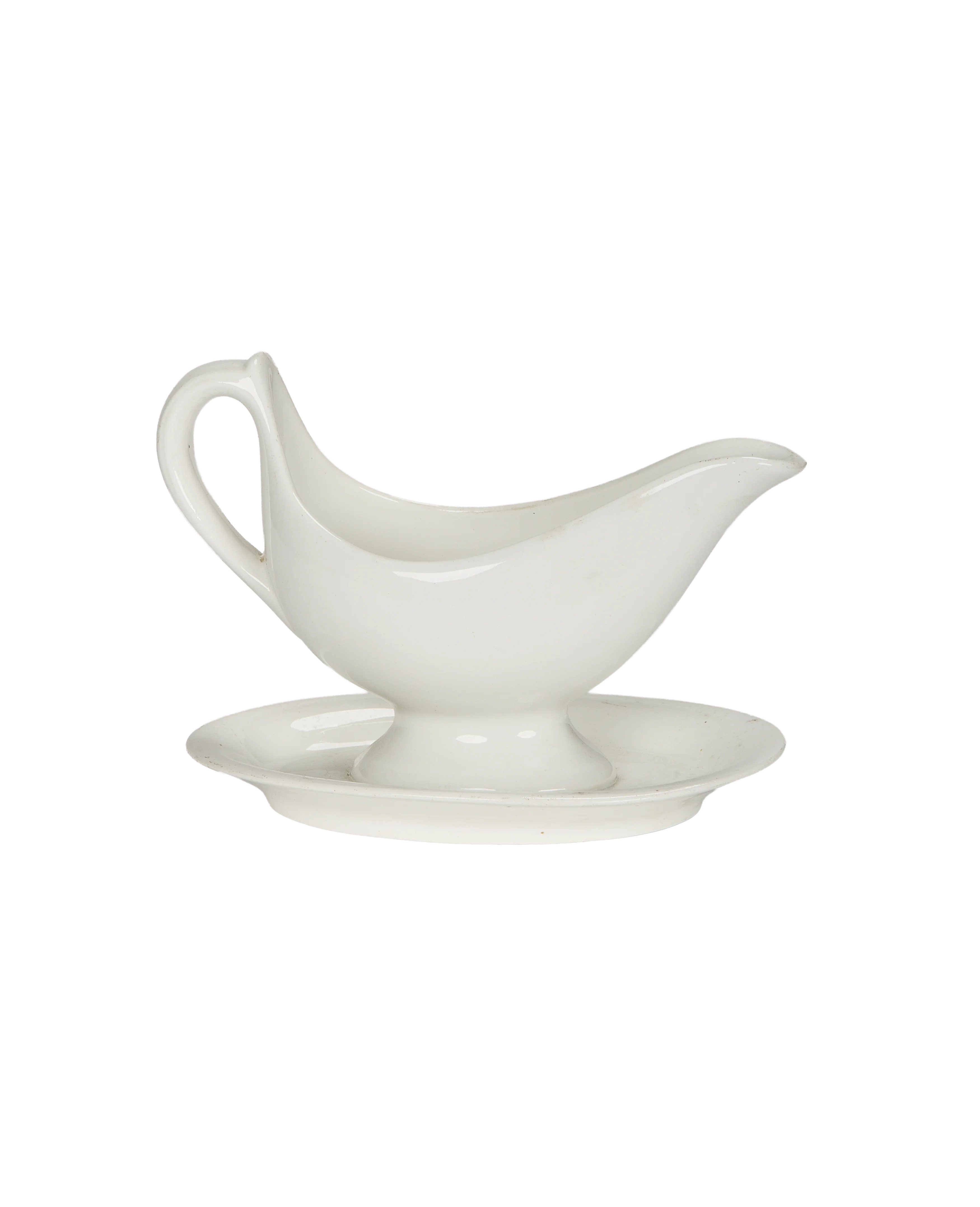 Olive Ateliers Vintage Belgian Royal Boch Gravy Boat - Blue Floral | Olive Ateliers