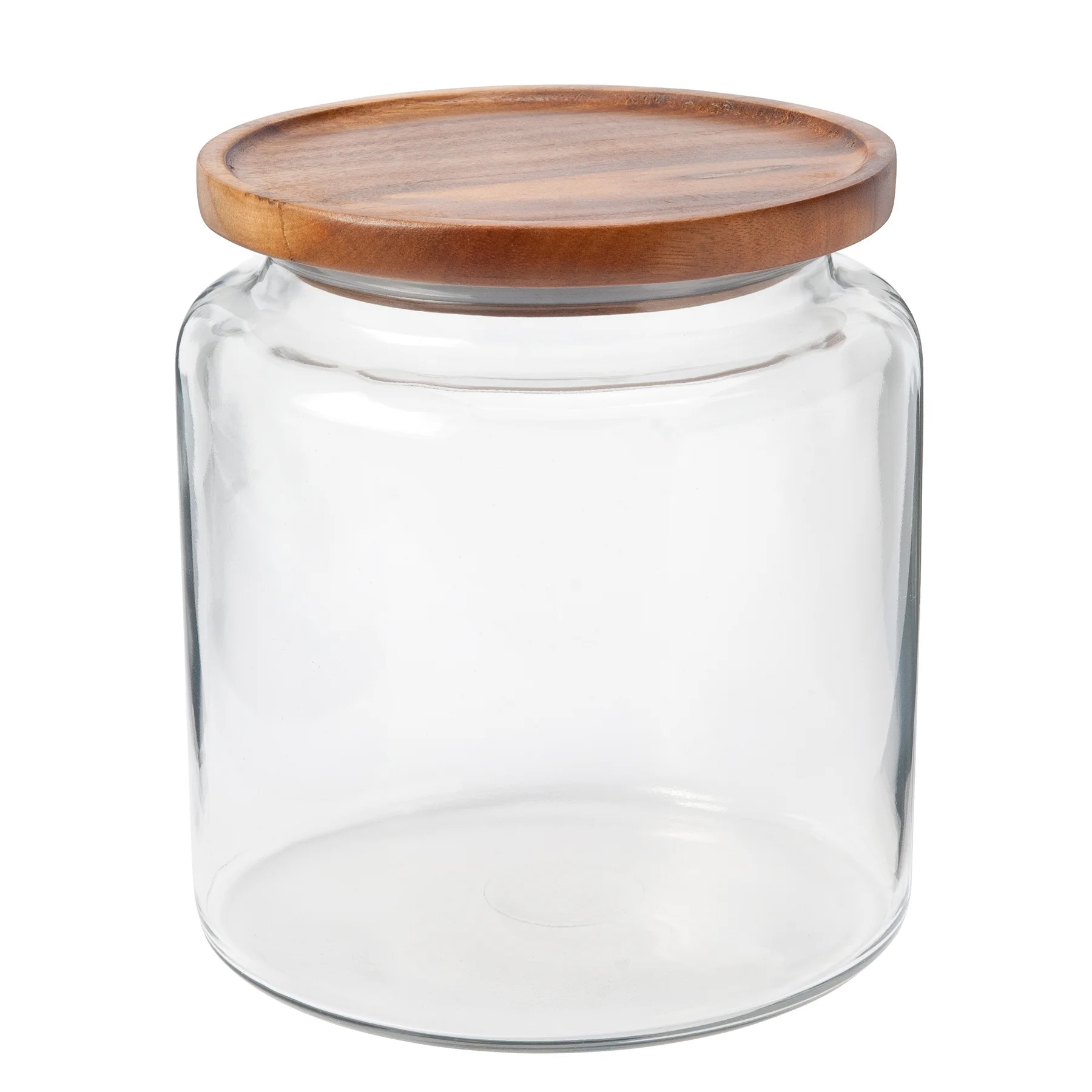 Anchor Hocking 96 Ounce Montana Glass Storage Jar with Acacia Lid | Walmart (US)