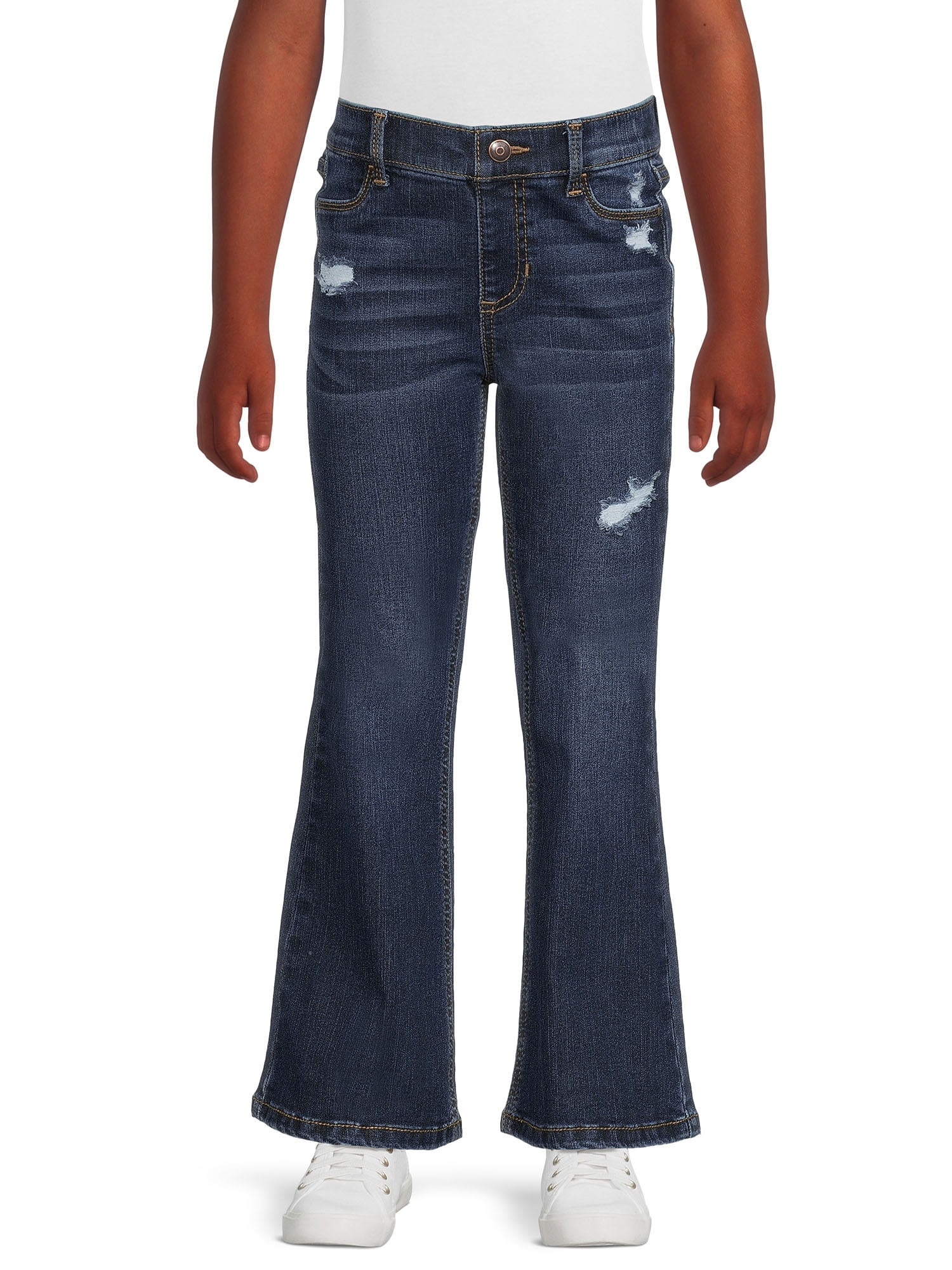 Wonder Nation Girls Flare Jeggings, Sizes 4-18 & Plus | Walmart (US)
