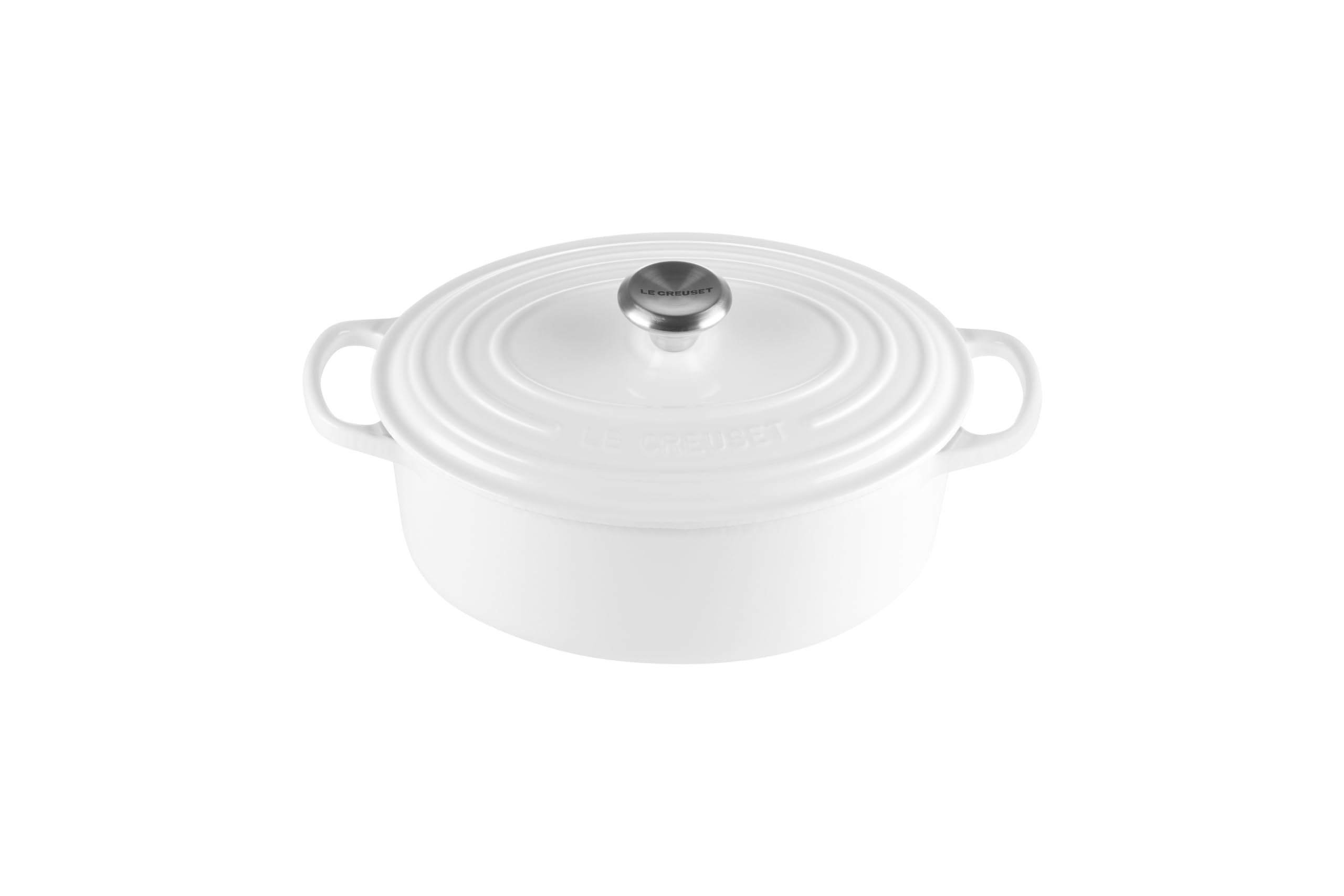 Le Creuset Enameled Cast Iron Signature Oval Dutch Oven, 2.75 qt., White | Amazon (US)