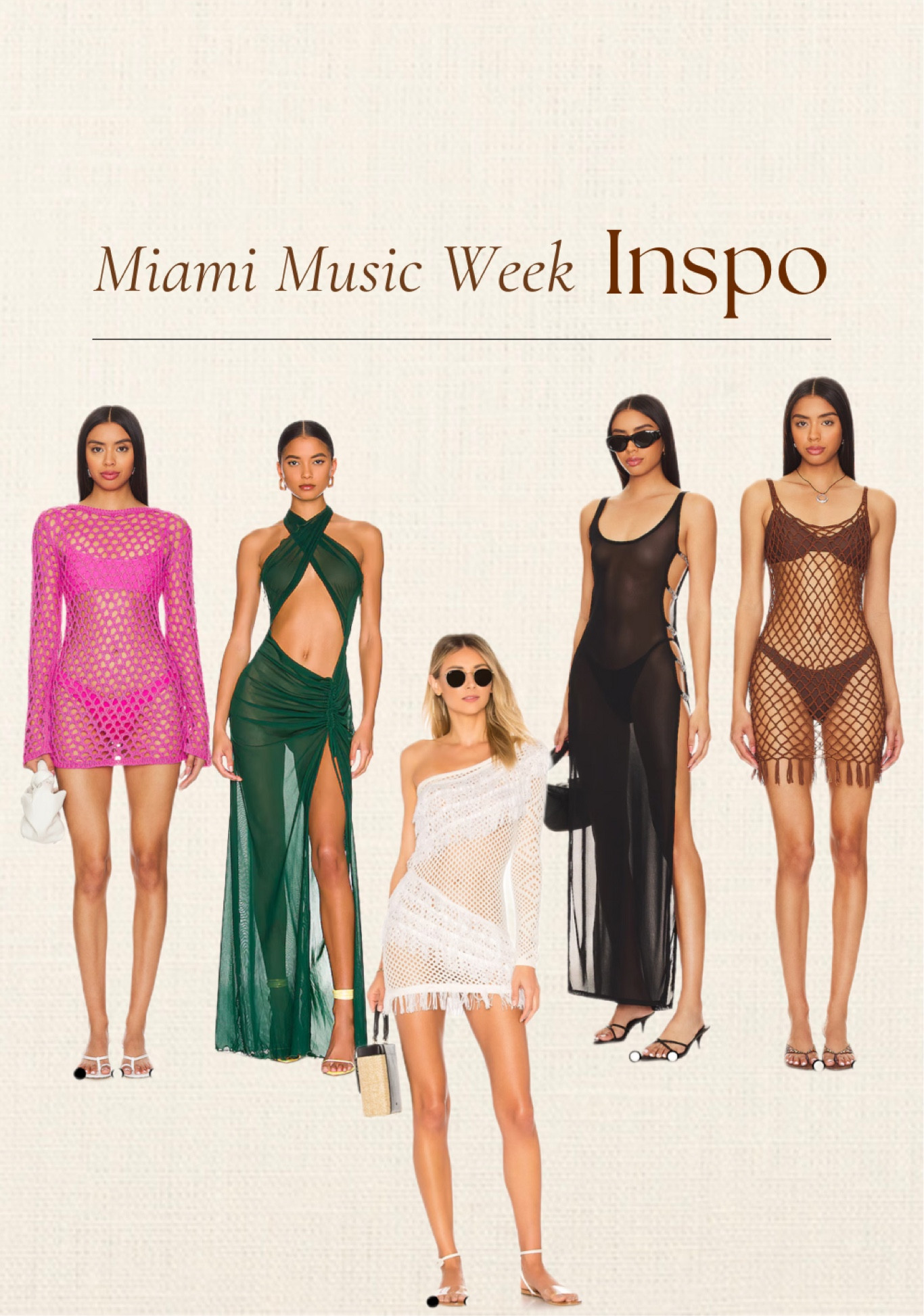 Miami Music Week Coverup Inspiration 🪩 

#LTKSwim #LTKParties #LTKSeasonal