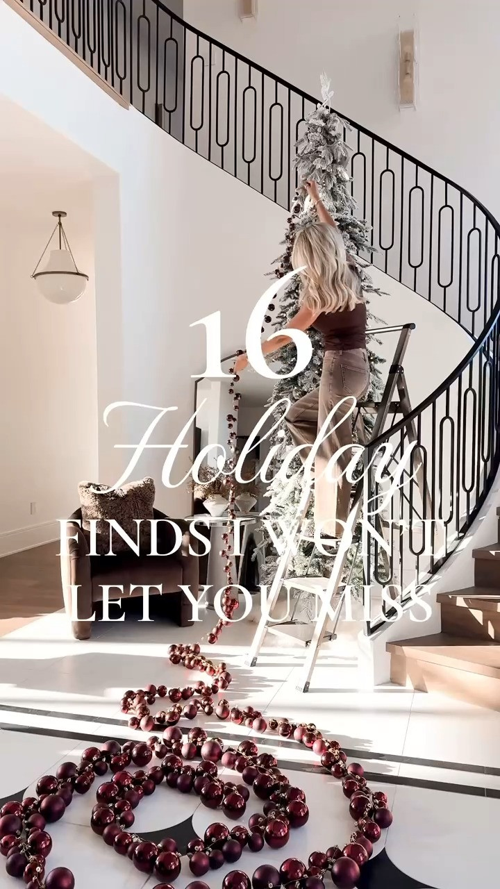 I can't wait to deck the halls with these gorgeous Christmas decor pieces! From shimmering ball garlands to stunning glass figurines, these items will make your home sparkle this holiday season. #christmasdecor #holidayvibes #christmastree #homeinsp 

 #LTKSeasonal #LTKOver40 #LTKHome