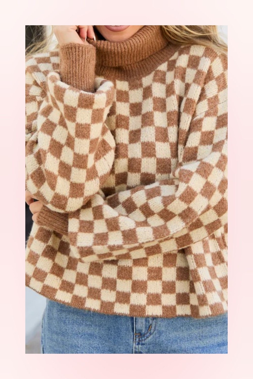 Checkered Sweater 

#fallfavorites #LTKbacktoschool #fallfashion #vacationdresses #resortdresses #resortwear #resortfashion #summerfashion #summerstyle #LTKseasonal #rustichomedecor #liketkit #highheels #Itkhome #Itkgifts #Itkgiftguides #springtops #summertops #Itksalealert
#LTKRefresh #fedorahats #bodycondresses #sweaterdresses #bodysuits #miniskirts #midiskirts #longskirts #minidresses #mididresses #shortskirts #shortdresses #maxiskirts #maxidresses #watches #backpacks #camis #croppedcamis #croppedtops #highwaistedshorts #highwaistedskirts #momjeans #momshorts #capris #overalls #overallshorts #distressesshorts #distressedieans #whiteshorts #contemporary #leggings #blackleggings #bralettes #lacebralettes #clutches #crossbodybags #competition #beachbag #halloweendecor #totebag #luggage #carryon #blazers #airpodcase #iphonecase #shacket #jacket #sale #under50 #under100 #under40 #workwear #ootd #bohochic #bohodecor #bohofashion #bohemian #contemporarystyle #modern #bohohome #modernhome #homedecor #amazonfinds #nordstrom #bestofbeauty #beautymusthaves #beautyfavorites #hairaccessories #fragrance #candles #perfume #jewelry #earrings #studearrings #hoopearrings #simplestyle #aestheticstyle #designerdupes #luxurystyle #bohofall #strawbags #strawhats #kitchenfinds #amazonfavorites #bohodecor #aesthetics #blushpink #goldjewelry #stackingrings #toryburch #comfystyle #easyfashion #vacationstyle #goldrings #fallinspo #lipliner #lipplumper #lipstick #lipgloss #makeup #blazers #LTKU #primeday #StyleYouCanTrust #giftguide #LTKRefresh #LTKSale
#LTKHalloween #LTKFall #fall #falloutfits #backtoschool #backtowork #LTKGiftGuide #amazonfashion #traveloutfit #familyphotos #liketkit #trendyfashion #fallwardrobe #winterfashion #christmas #holidayfavorites #LTKseasonal #LTKHalloween #boots #gifts #aestheticstyle #comfystyle #cozystyle #LTKcyberweek #LTKCon #throwblankets #throwpillows #ootd #LTKcyberweek #LTKSale #StyledContent #countryconcert #taylorswifterastour #ootd #LTKxNSale
#Itksalealert #YPB #abercrombie #abercrombie&fitch #ypbfitness #a&fsale #activewear

#LTKdayinmylife #LTKCyberWeek #LTKGiftGuide