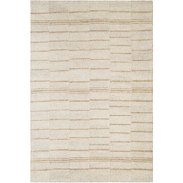 Demie Hand Tufted Wool Beige/Brown Rug | Wayfair North America