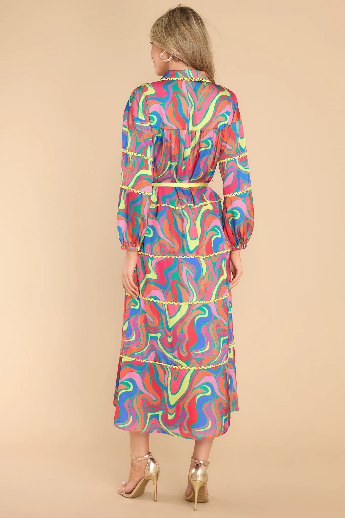Renee Wonderland Maxi Dress | Red Dress 