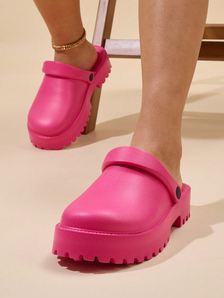 New Spring/Summer Fashion Gift For Valentine's Day - Women High-Heeled Outdoor Slippers, Ins Styl... | SHEIN