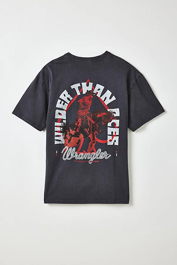 Wrangler Wilder Than Aces Graphic Tee | Urban Outfitters (US and RoW)
