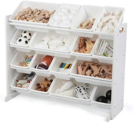 Tot Tutors Extra-Large, Supersized Toy Storage Organizer (White, Cambridge Collection) | Amazon (US)