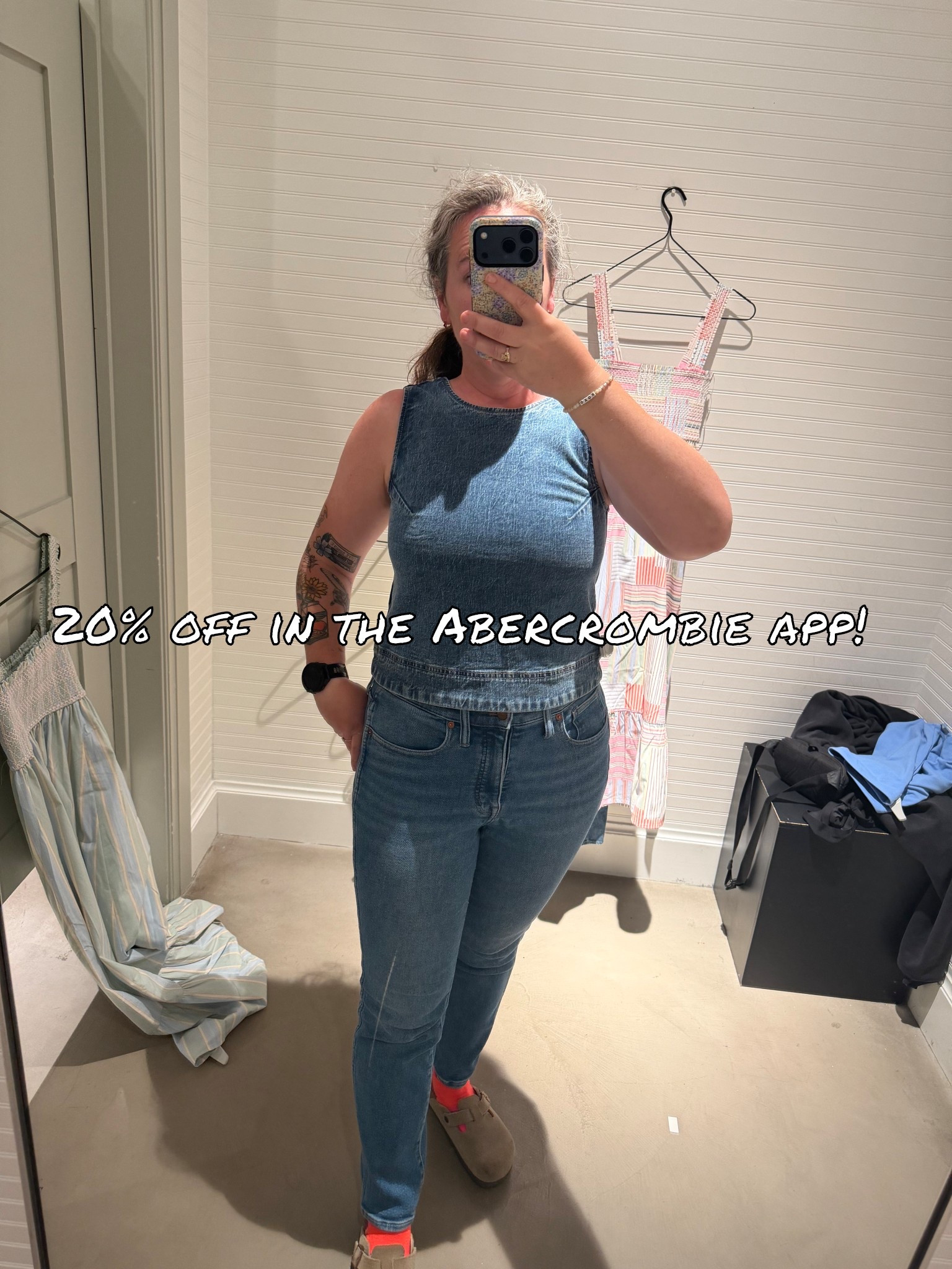 head to the @abercrombie app and use the code: EXTRA20 to save on almost everything through tomorrow! 

#LTKootd #LTKSeasonal #LTKSaleAlert