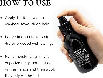 Davines OI All in One Milk | Hair Milk Spray | Powerful Hair Detangler + Hydrating Leave-In Treat... | Amazon (US)