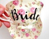 Bride Tea Cup  Saucer, Bride Teacup, Bride Cup, Wedding Teacup, Bride Gift Tea Cup, Bridal Shower Tea Party, Wedding Gift Tea Cup | Etsy (US)