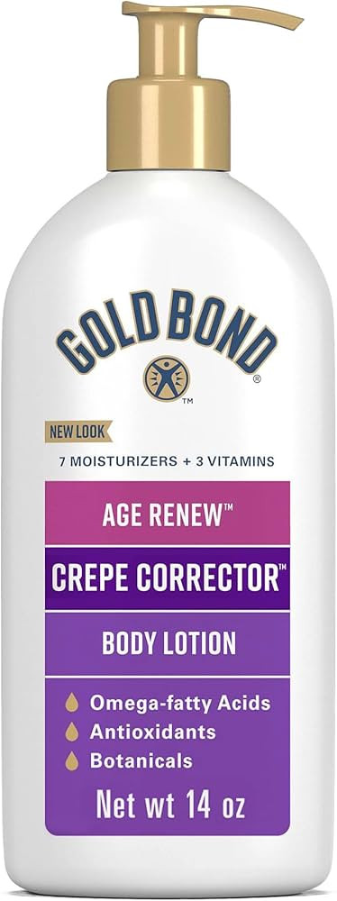 Gold Bond Age Renew Crepe Corrector Body Lotion, Replenishing & Smoothing Formula, Gold Bond Crep... | Amazon (US)