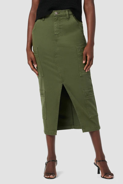 Reconstructed Skirt w/ Cargo Welt Pockets | Hudson Jeans