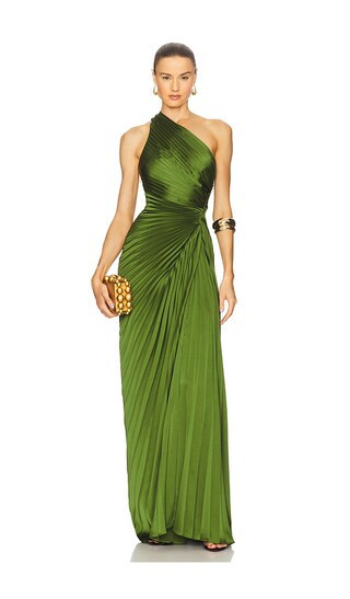 A.L.C. Lara Gown in Olive. - size 0 | Revolve Clothing (Global)