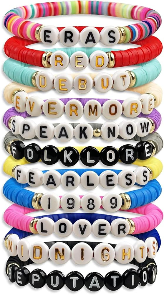 Friendship Bracelet Speak Now Fearless Bracelet Album Inspired Bracelet for Concert Outfit Gifts ... | Amazon (US)