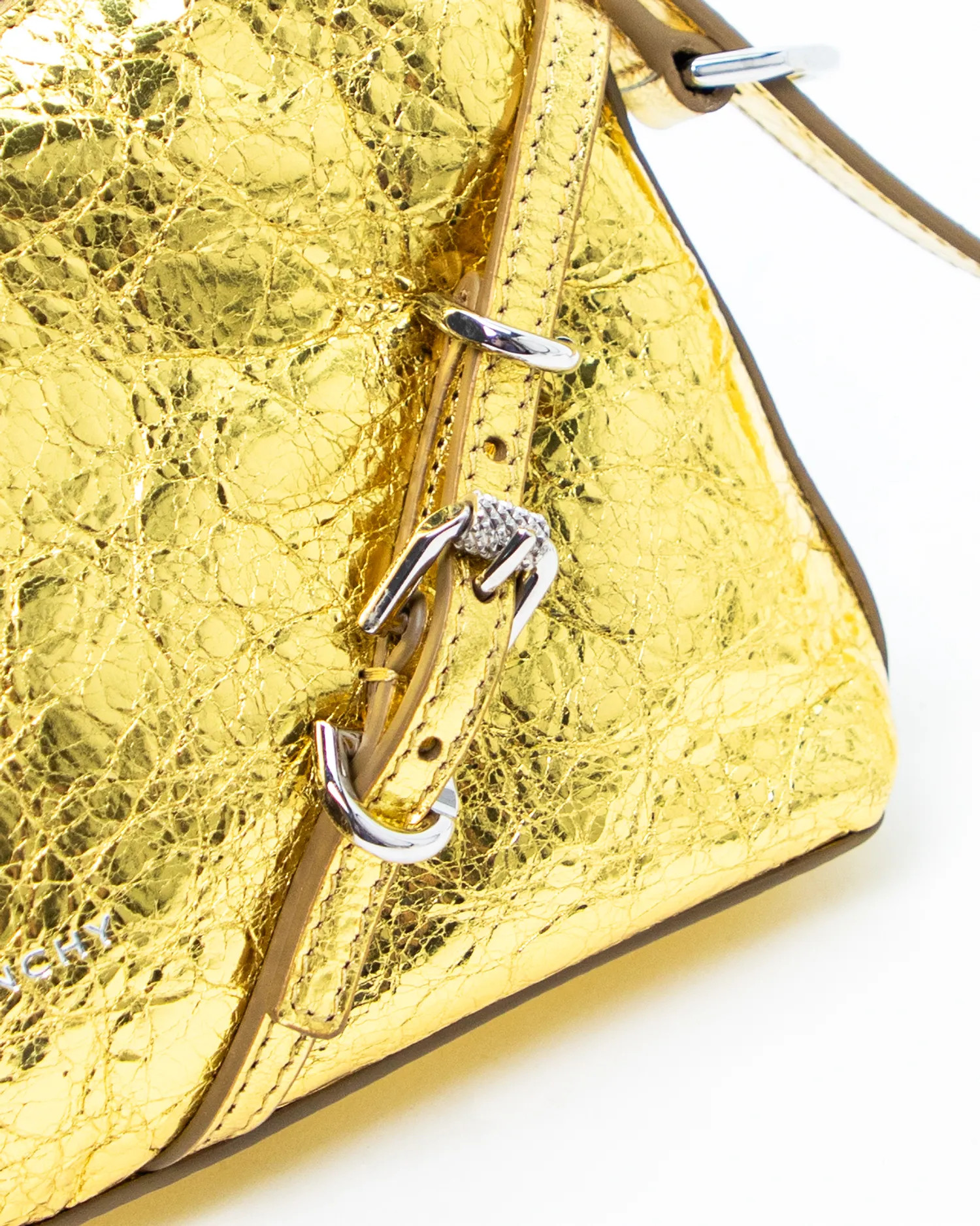 Metallic Mini Voyou Shoulder Bag | Vivrelle