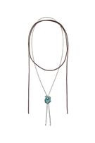 2-PACK CORD AND CHAIN WESTERN PENDANT NECKLACES - Silver - M | Zara US
