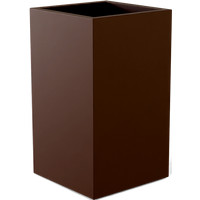 Darwin Tall Rectangular Planter - 60" x 24" x 42" - Dark Brown (Matte) | Jay Scotts | Plant Addicts
