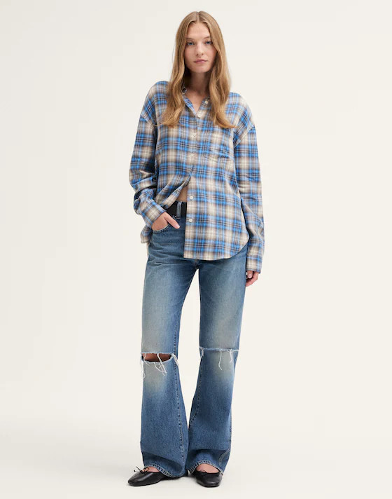 The Easy Shirt in Lightweight Flannel | Madewell