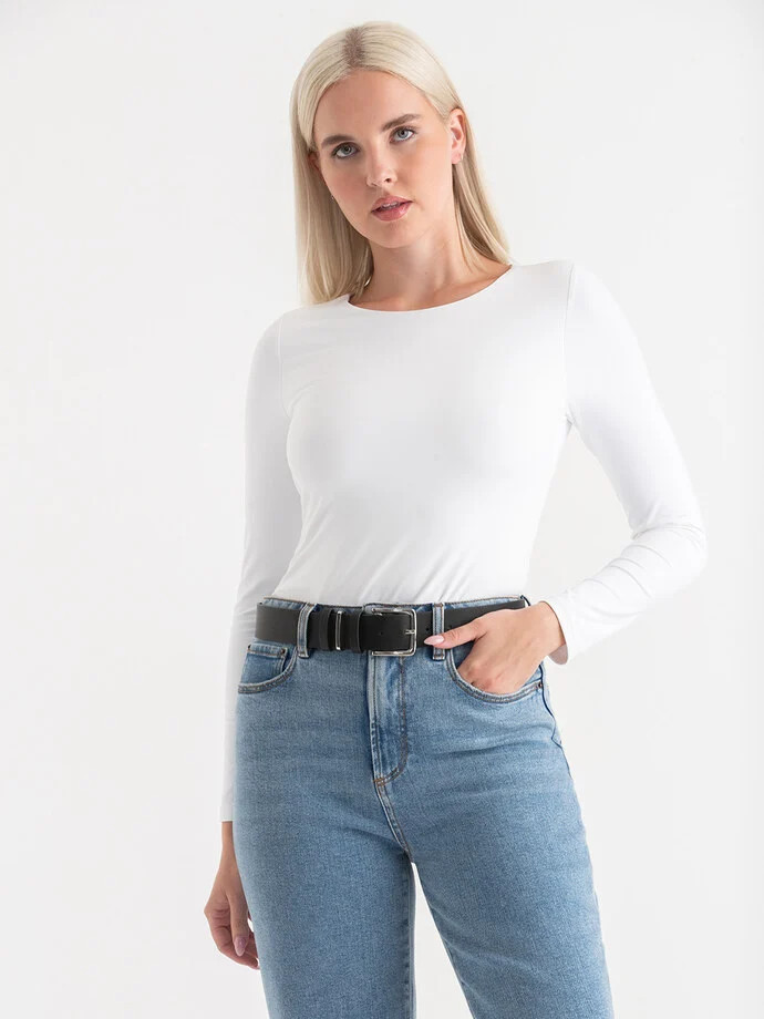 Wide Square Buckle Belt | Ricki's