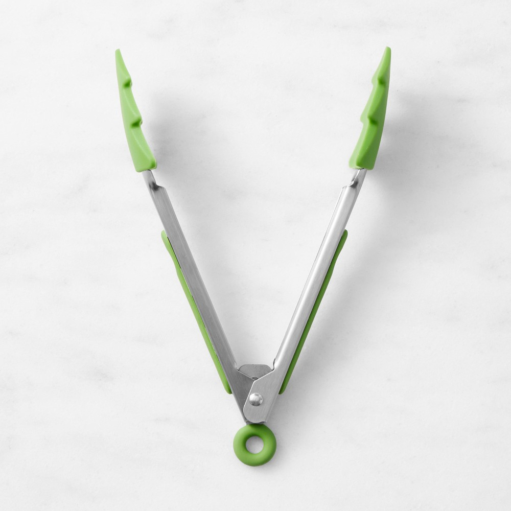 Green Tree Novelty Silicone Tongs | Williams-Sonoma