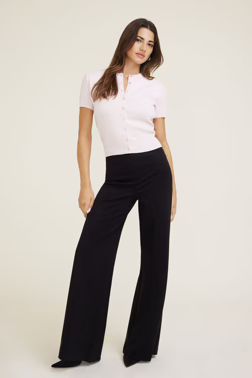 Wide Leg Ponte Pants | Dynamite Clothing