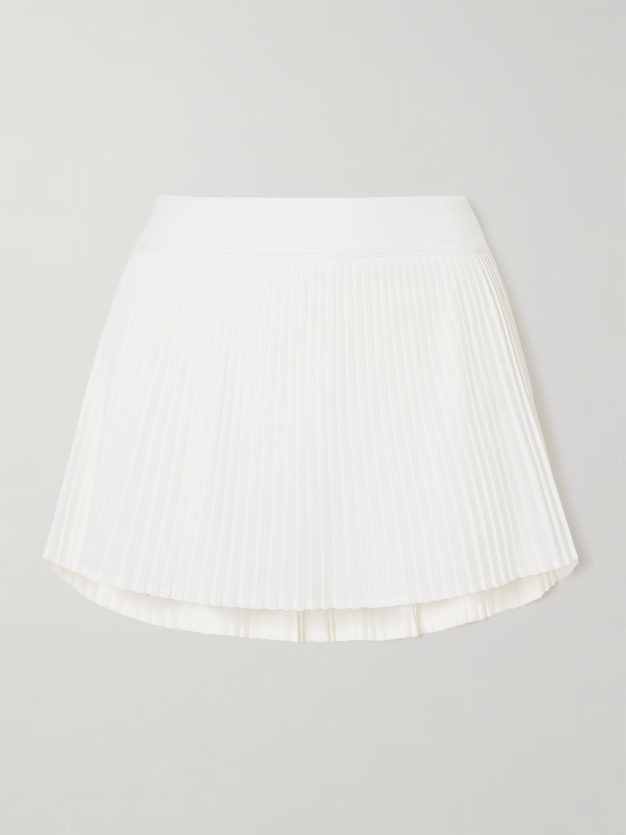 lululemon - Varsity High-rise Pleated Swift™ Tennis Skirt - White | NET-A-PORTER (US)